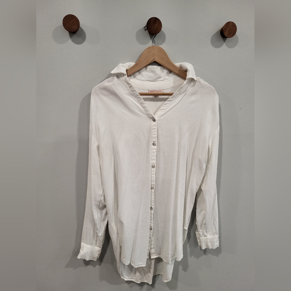 Oversized White Blouse